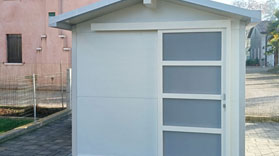 Casetta in pannelli metallo misura 265 x 265