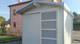 Casetta in pannelli metallo misura 265 x 265
